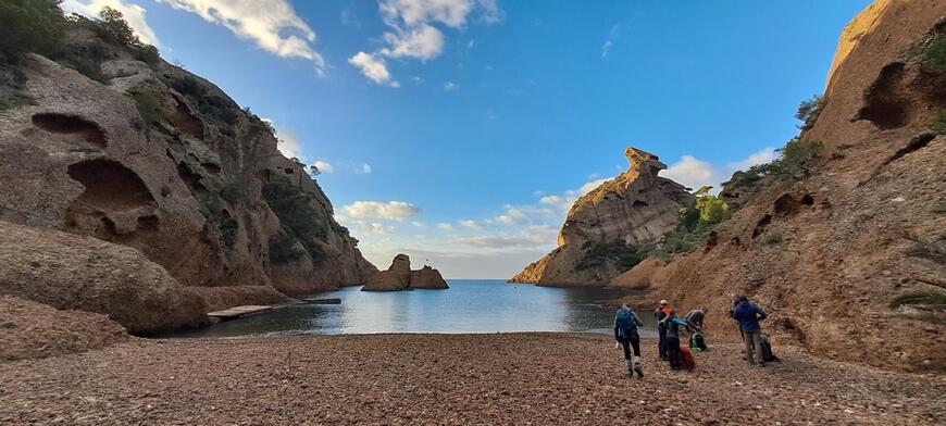 La plage de Figuerolles La plage de Figuerolles
